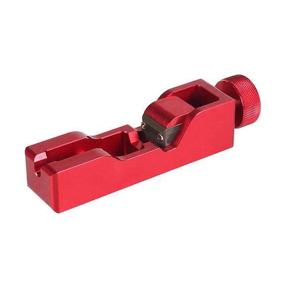 Speravity Herramienta para huecos de bujías, electrodo de calibre con calibre de espesores, herramienta de eliminación de ajuste grueso, Herramientas de reparación de automóviles Rojo