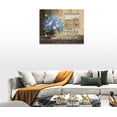 thumbnail image 4 of Farmhouse Daisy Decor Wall Art Rustic Daisy Butterfly Pictures Wall Decor Country Today I Choose Joy Canvas Prints Framed Artwork Paintings Home Decorations For Bathroom Bedroom Living Room 16"x12", 4 of 6