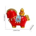 thumbnail image 3 of Valentines Day Christmas Horse Ornament, Resin Figurine, Modern Sculpture, for Living Room Decor, Tv Cabinet, Bookshelf Display, 1 Pc, Red, by Ihhxbs, 3 of 9