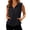 Black, variant on <b>Jane Wardrobe Women's Plus Size Sun Protection Vest, Lightweight Hooded Sleeveless Zip Up Jacket, 1 Piece, M-XXXL Plus Size Friendly</b>