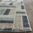 thumbnail image 4 of SAFAVIEH Monaco Dermot Geometric Runner Rug, Grey/Blue, 2'2" x 8', 4 of 6