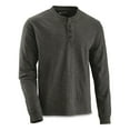 thumbnail image 2 of Guide Gear Washed Henley Long-Sleeve Tee Rifle Green 2XL Tall, 2 of 9