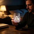 thumbnail image 5 of Cute 2D Ghost Glass Cup with Moon & Star Design, Decorative Halloween Drinking Glass for Coffee Juice Water, Seasonal Home Bar Drinkware Gift for Holiday Parties Ghost 9.3cm/3.66in, 5 of 6