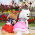 thumbnail image 5 of Pet Dresses Spring And Chihuahua Puppy Clothes Girl Summer Pet Cothes Spring Outfits for Dogs Female And Summer Cute Pet Dog Sparkly Dress Supplies Dresses Rose Dress Small Dog Dress Birthday Girl Dog, 5 of 8