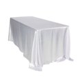thumbnail image 2 of 10 pack 60x102" Rectangular Satin Tablecloth Wedding Party SEAMLESS Catering", White, 2 of 2