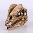 thumbnail image 2 of Double Crown Dragon Skull Resin Craft Skull Personalized Ornament Dinosaur Skeleton, 2 of 2