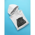 thumbnail image 3 of Black Bear Silhouette  Hoodie Men -Image by Shutterstock, Male 3X-Large, 3 of 4