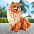 thumbnail image 3 of Dog Figurine Decor,High Simulation Resin Garden Garden Decor Figurine Decor Breakthrough Technology, 3 of 8