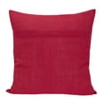 thumbnail image 4 of Embroidered White Snowflake Holiday Christmas Red Filled Throw Pillow (18"x18" Pillow Case+Insert), 4 of 4