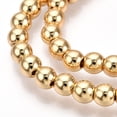 thumbnail image 3 of Electroplate Non-magnetic Hematite Bead Strands Round Light golden Plated 4mm Hole: 1mm about 92~95pcs/strand 15.7 inch, 3 of 3