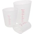 thumbnail image 1 of unbranded 3Pcs Epoxy Resin Cups for Diy Projects and Crafts Making with Clear Scale and Measurement 11 8X2 5X2 5In, 1 of 8