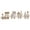 D, variant on Kiplyki Christmas Decorations Wooden Four-section Train
