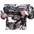 thumbnail image 2 of Camo Anorak Hoodie Military Parka Outdoor Army Tactical Sweatshirt Multi-Pocket - Gray Camo / X-Large, 2 of 3