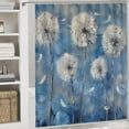thumbnail image 6 of Orinice Dandelions Bathroom Decor Set Colorful Luxurious Graphic Print Polyester Fabric with Hooks 100% Waterproof Chic Modern Washable Shower Curtain 60x72, 6 of 7