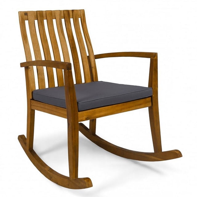 Noble House Chaise à Bascule en Bois d'Acacia d'Extérieur en Teck