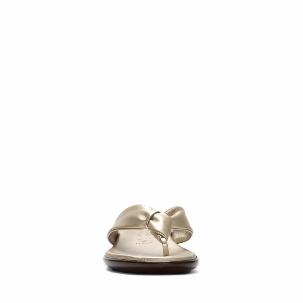 Italian shoemakers gold sandals deals