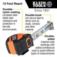 thumbnail image 2 of Cinta métrica Klein Tools 9516 compacta de nailon con doble gancho, 5 m, 2 of 9