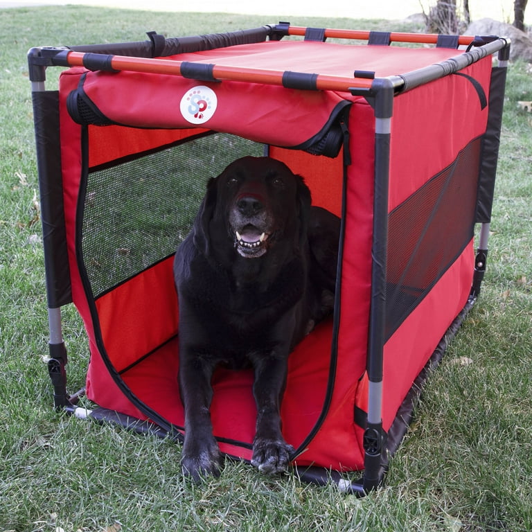 Large top portable kennel