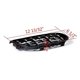 thumbnail image 3 of Front Kidney Grill Front Hood Diamond Grille Meteor Grill For-BMW 3 Series E92 E93 Coupe 2006-2010 Gloss Black+Chrome, 3 of 5