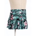 thumbnail image 4 of zdhoor Kids Girls Rash Guard Bikini Bottoms Leaf Pattern Swim Skirts Sun Protection Summer Beach Pink Lily 12, 4 of 7