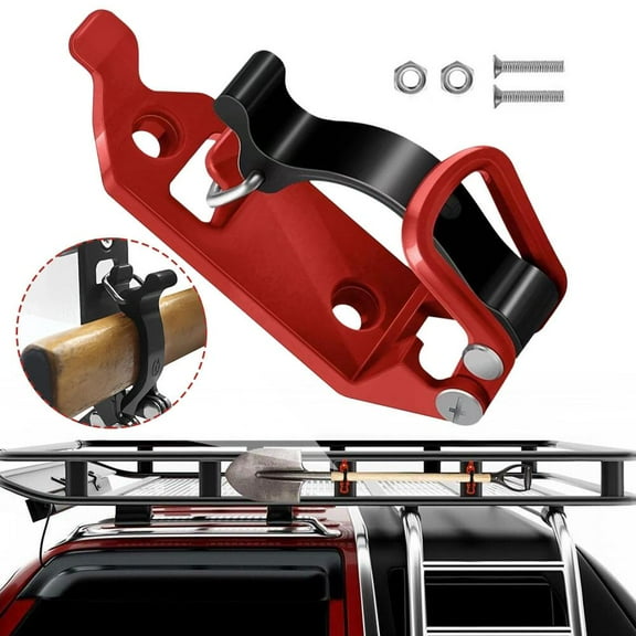 AutoNexis Shovel Holder Clamp Wall Mount Kit Quick Release Shovel Mount Rack For Roof