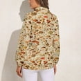 thumbnail image 2 of Vintage Mushroom Designs Collection Long Sleeve Blouse Woman Streetwear Casual Shirts Summer Oversize Woman Streetwear Clothing Birthday Present, 2 of 7