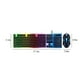 thumbnail image 2 of Kit Teclado Mouse Gamer DOSYU RGB Alámbrico, 2 of 6