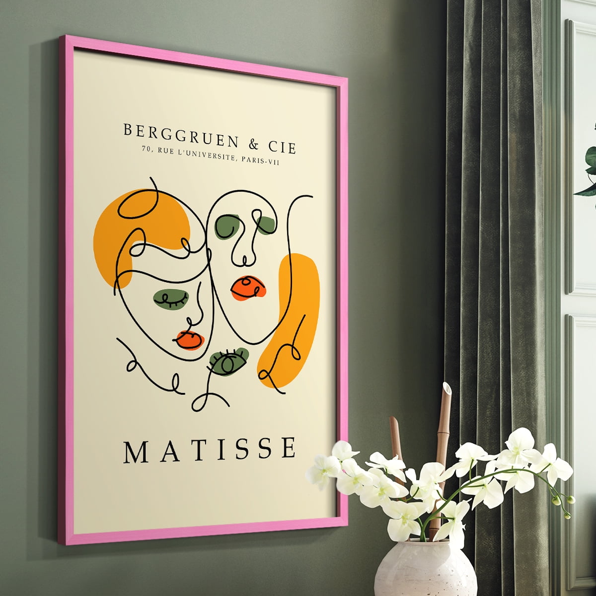Matisse LXXX Framed Print - Solid Wood