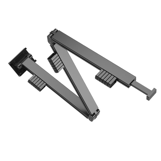 Tendedero Retráctil Toystoory de Acero Inoxidable Negro Triple Pliegue