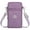 Light Purple, variant on BadPiggies Lightweight Small Crossbody Bag Cell Phone Purses Waterproof Nylon Travel Pouch Shoulder Bag for Women (Light Purple)