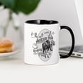 thumbnail image 3 of CafePress - Jackson Hole Vintage Moose Mug - 11 oz Ceramic Mug - Novelty Coffee Tea Cup, 3 of 4