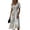 White, variant on Minjewel Women's Floral Mini Dress with V-Neck Short Sleeve - Print Summer Dress, Loose Flowy Beach Party Outfit, Comfy Vacation Top,White,3XL