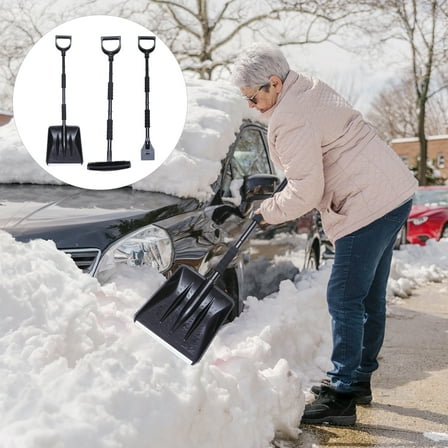 unbranded 1 Set Detachable Snow Brush Ice Scraper Shovel Tools for Car Truck House Roof