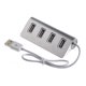 thumbnail image 1 of Concentrador USB 2.0 de 4 puertos para Air/Pro, Surface Book, smartphones, unidades flash USB y otros dispositivos, 1 of 3