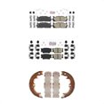 thumbnail image 1 of Transit Auto Front Rear Ceramic Disc Brake Pads and Parking Shoes Kit for Car Toyota Camry Lexus ES350 Avalon KNN-100476, 1 of 11