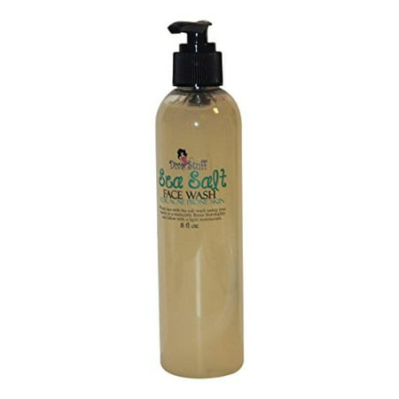Diva Stuff Sea Salt Face Wash with Tamanu and Lime, for Oily and Acne Prone