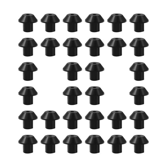 32 Piezas WB2K101 Kit de Pies de Goma de Rejilla de Quemador de Rango Compatible con Reemplazo de Parachoques de Rejilla de Estufa Ken-More, 247410