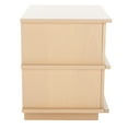 thumbnail image 6 of SAFAVIEH Rodney Contemporary 2 Drawer Nightstand, White Wash (23.6 in. W x 17 in. D x 21.6 in. H), 6 of 13