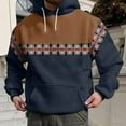 thumbnail image 2 of PMUYBHF Chandail pour Homme Homme Drôle Homme Hiver Printemps Décontracté Col Rond Manches Longues Chandail à Capuche Imprimé 3D Haut Blouse Chandails pour Hommes Col Rond 3TG, 2 of 5