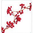 thumbnail image 4 of Christmas Simulated Red Berry Vine Plant Christmas Tree Decoration B, 4 of 5