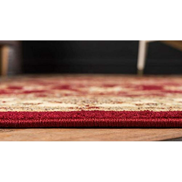 Unique Loom Voyage Collection Tapis Traditionnel Oriental Design Complexe, 3 3 x 5 3 Rectangulaire, Rouge/tan