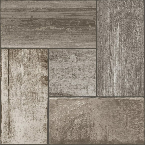 FloorPops Northwoods Peel and Stick Floor Tiles Set of 20