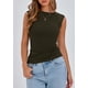 thumbnail image 3 of Remera PRETTYGARDEN para Mujer con Mangas Cortas Acanaladas XL, 3 of 8