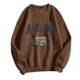 thumbnail image 4 of HNMKIU Crewneck Sweatshirt Women Fall/Winter Print Sweatshirt Without Hoodie, 4 of 4