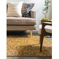 thumbnail image 4 of Rugs.com Aditi Collection Rug – 9' x 12' Dark Yellow Low Rug Perfect For Living Rooms, Large Dining Rooms, Open Floorplans, 4 of 9