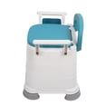 thumbnail image 1 of Portable Toilet Chair, Bedside Commode Chair Adjust Height With Garbage Bag For Elderly, 1 of 8