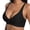 Black, variant on Alun Elegant Jacquard Bras for Women No Underwire Wave Deep V-Neck Push up Wireless Seamless Bras Full Coverage Lightweight Breathable Bralettes Everyday Wear White XL