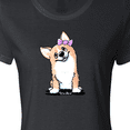 thumbnail image 4 of Inktastic Corgi Puppy Girl Women's T-Shirt, 4 of 5