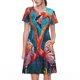 thumbnail image 1 of Disketp Romantic Flamingo Pair para Vestido de Manga Corta para Mujeres, Vestidos de Verano para Mujeres, Casual y Holgado para la Playa, 1 of 6