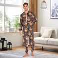 thumbnail image 3 of joogoo Cartoon Gorillas-a1 Unisex Adults Onesies Pajamas Jumpsuits L, 3 of 7